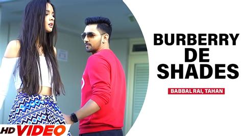 New punjabi song Burberry de shades (official video) Babbal.